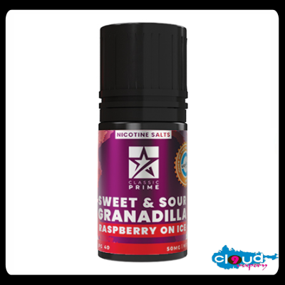 CLASSIC PRIME - Sweet & Sour Granadilla Raspberry  30ml Salts