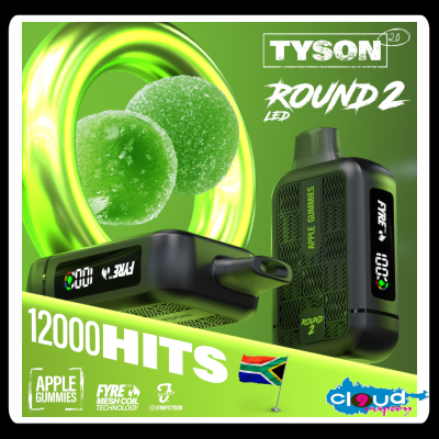 TYSON - Round 2 12000 Puff Disposable 5%